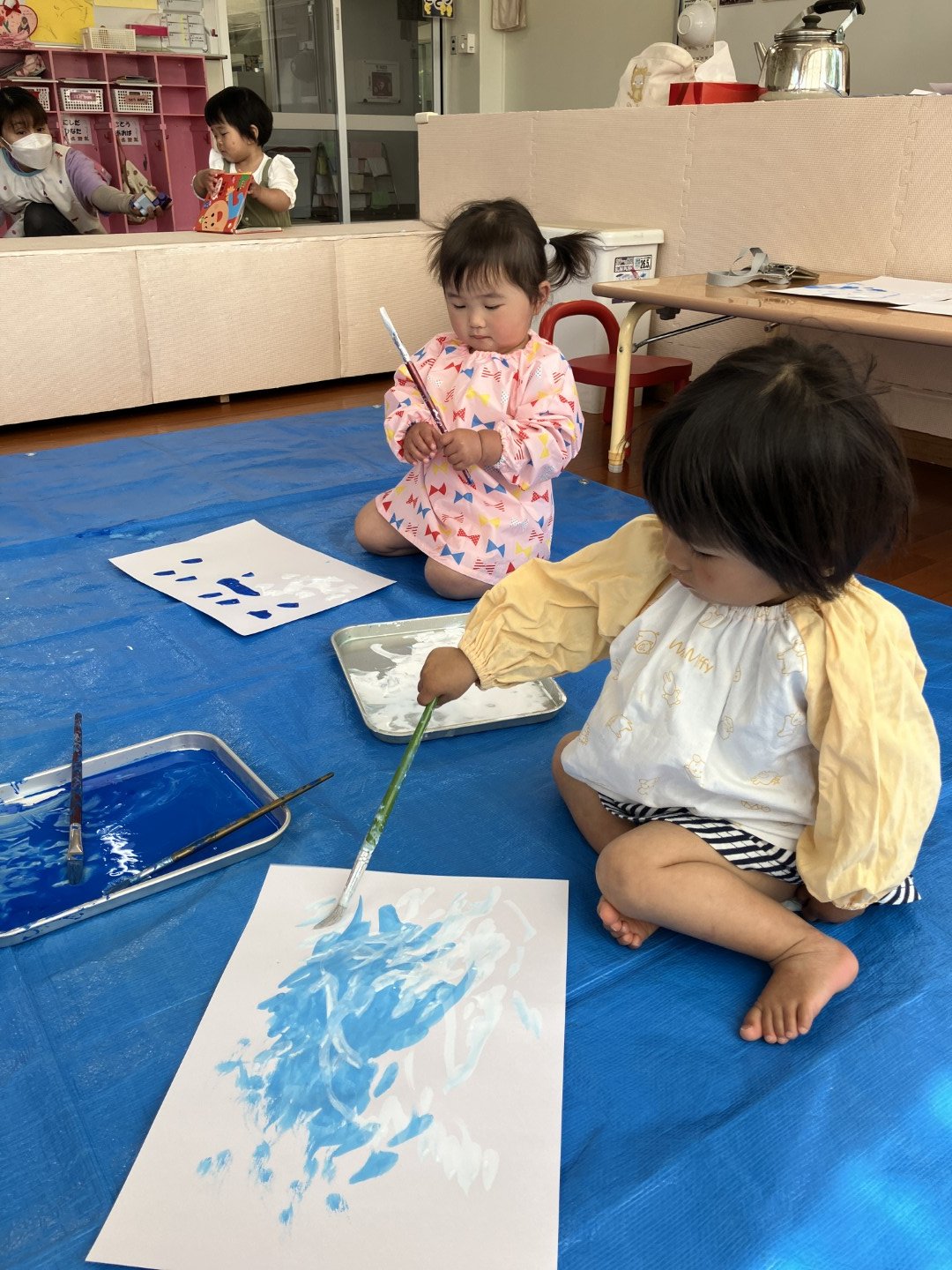 絵の具あそび