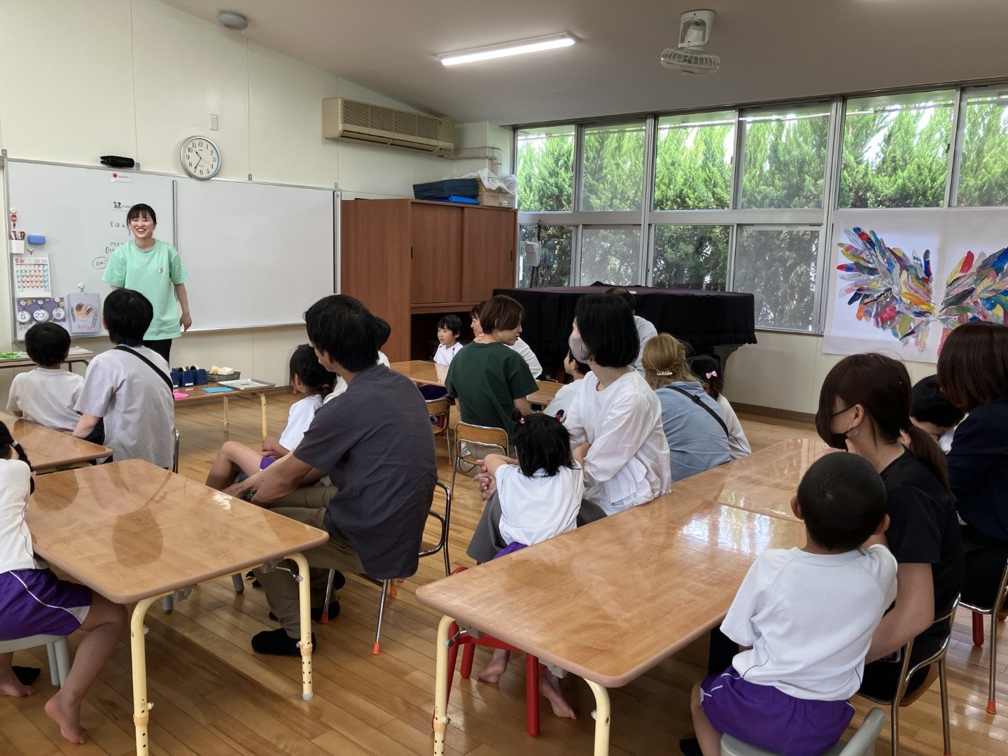クラス参観＆親子給食会