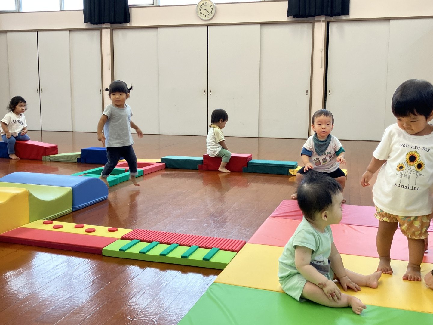 ことり組のサーキット遊び
