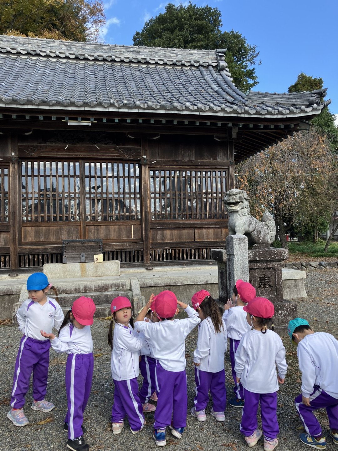 近くの公園へ行ってきました