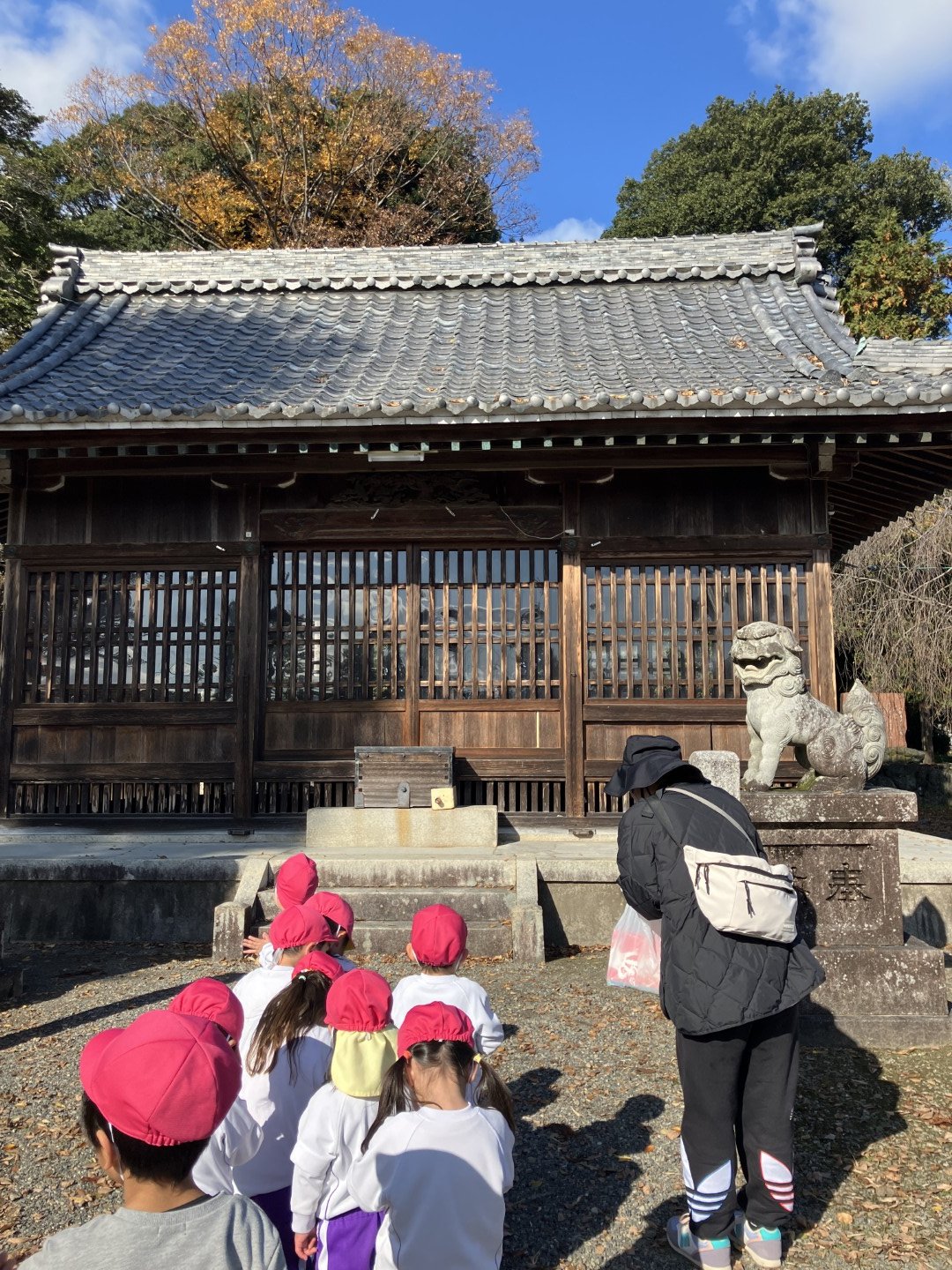 年少さんの七五三参り