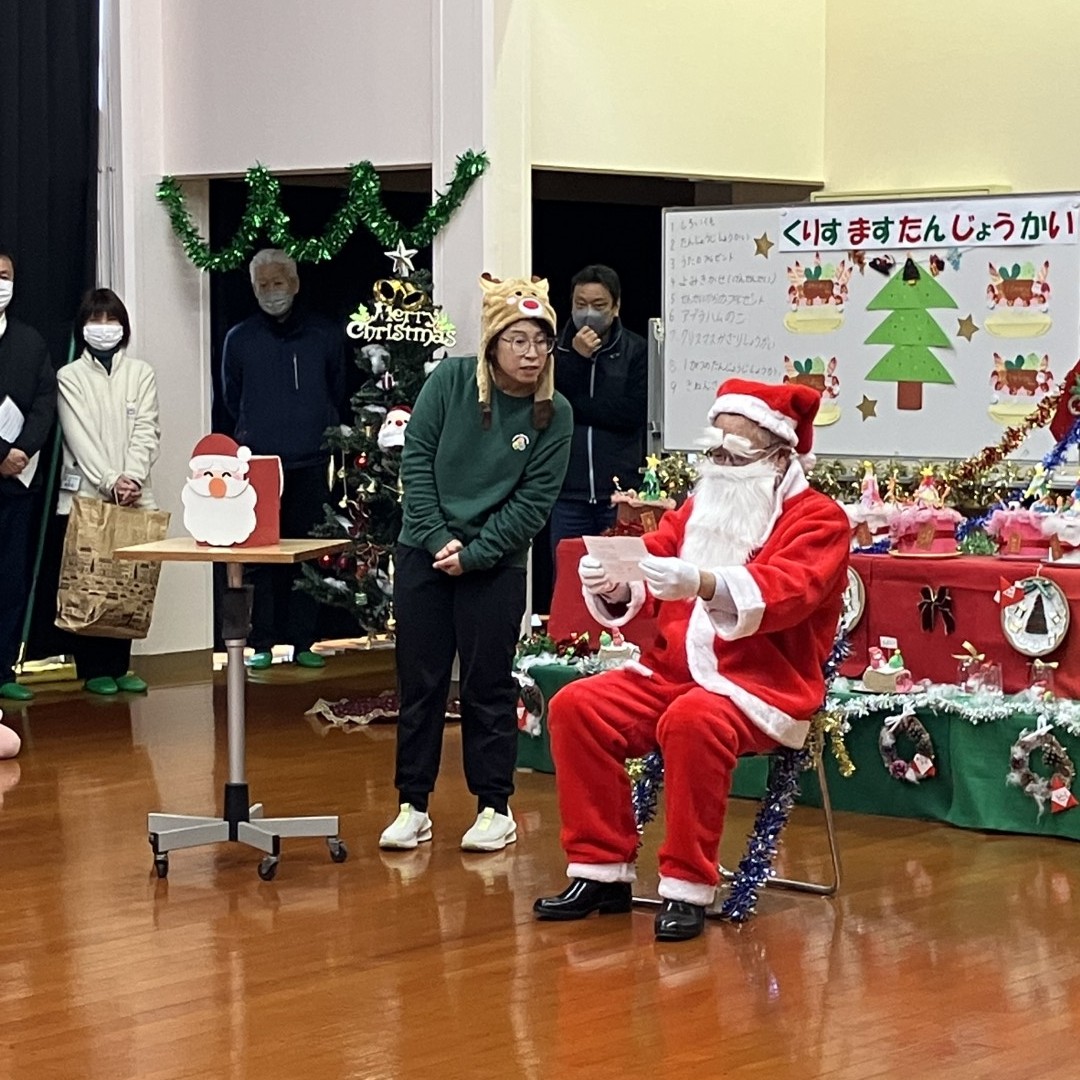 クリスマス誕生会＆サンタ来園