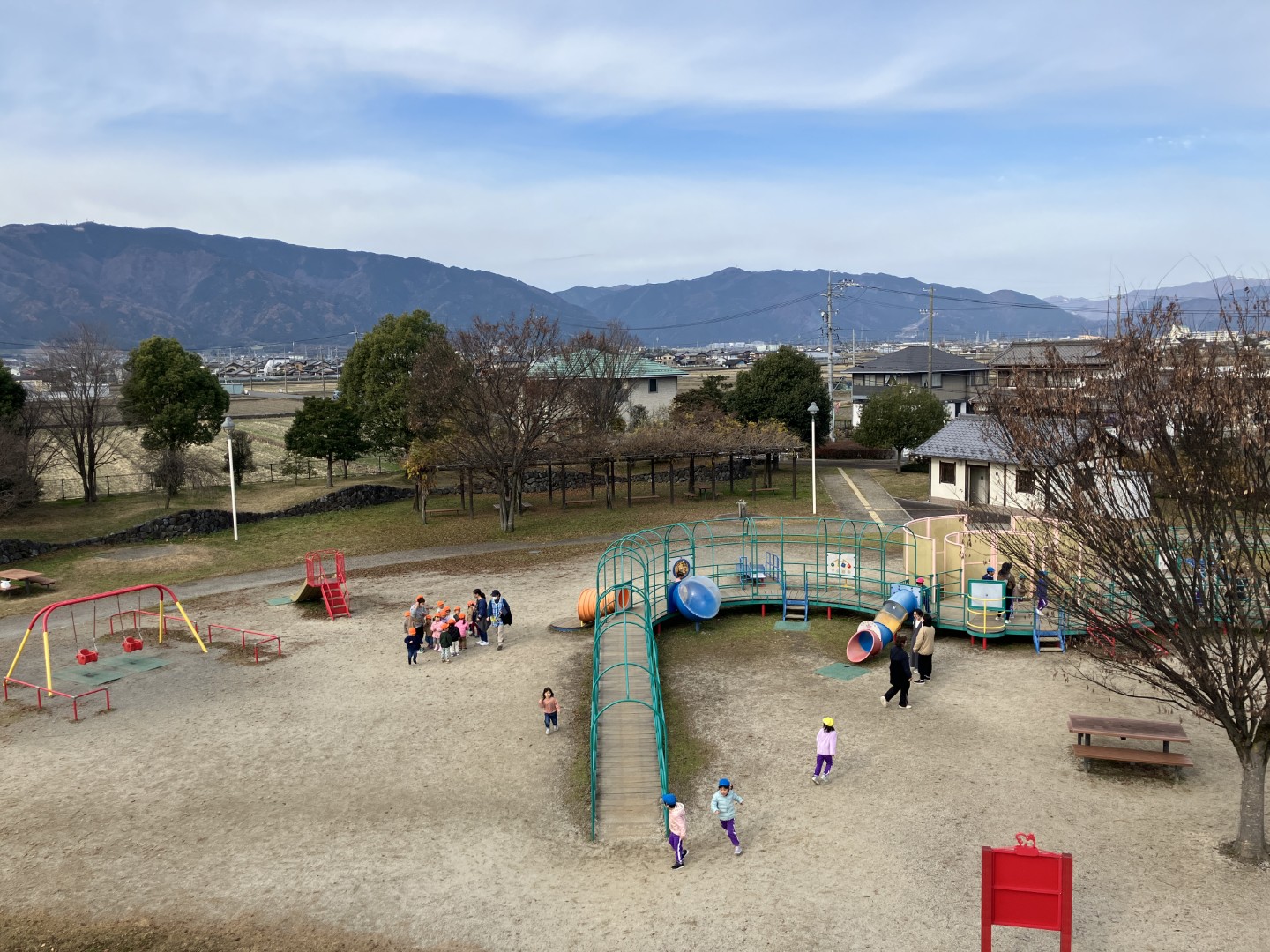 バスに乗ってふれあい公園に行きました♪
