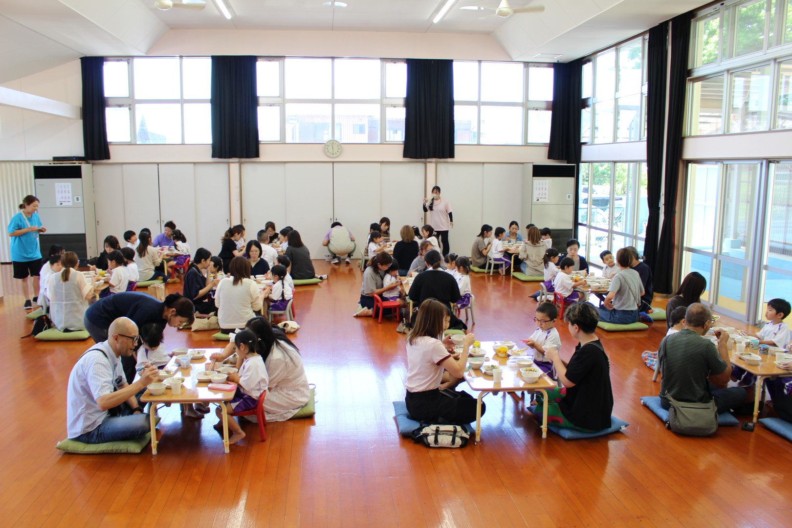 クラス参観＆親子給食会