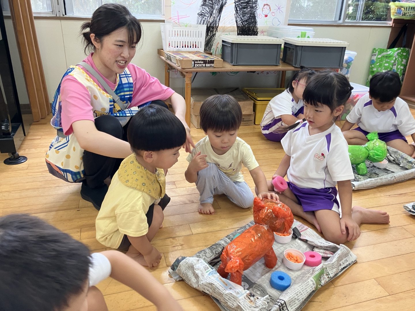 ペット屋さんごっこ（1歳児×4歳児）